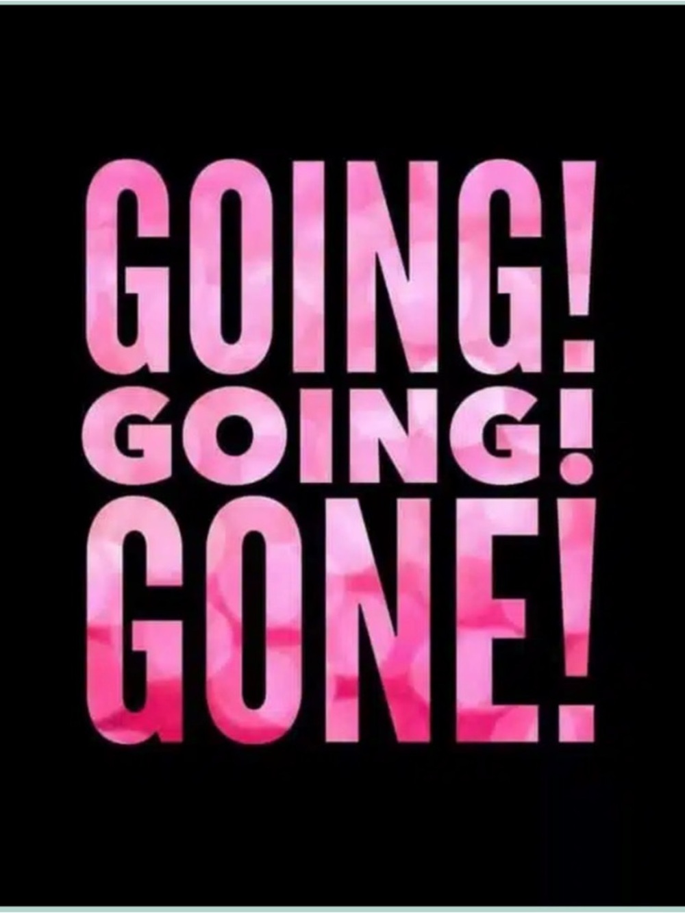 Ok! It’s TIME❣️ I am waiting on a few but i would prefer the close tonight!